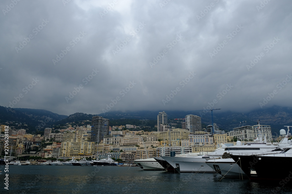 the port of montecarlo full of yachts the port of montecarlo full of yachts