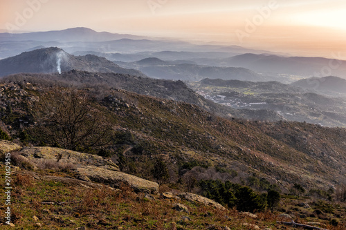 Amanecer en la Sierra de San Vicente. Toledo. España. Europa. © ABUELO RAMIRO
