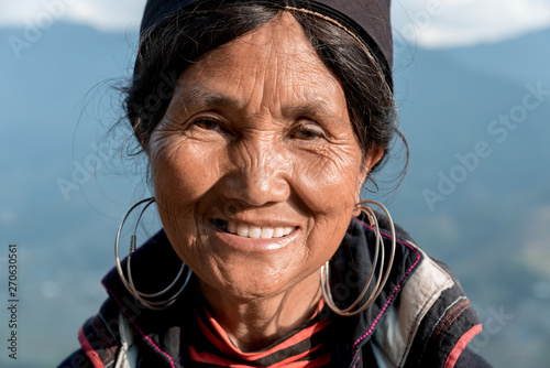 Elderly woman from Northern Vietnam photo
