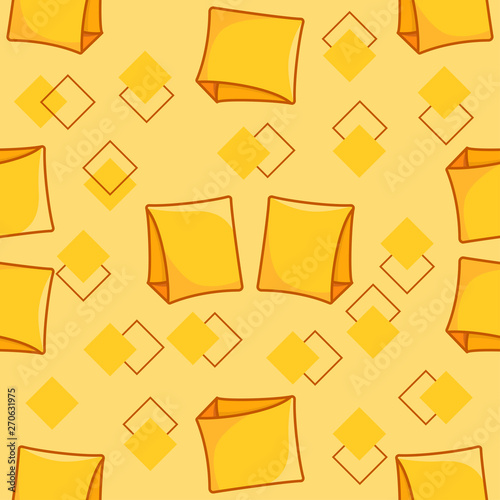 Seamless pattern. Modern flat icons vector collection with shadow effect. Isolated on colored background. Summer texture. Inflatable armbands