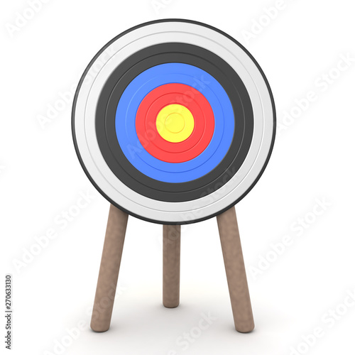 Konstfotografi 3D Rendering of an archery target