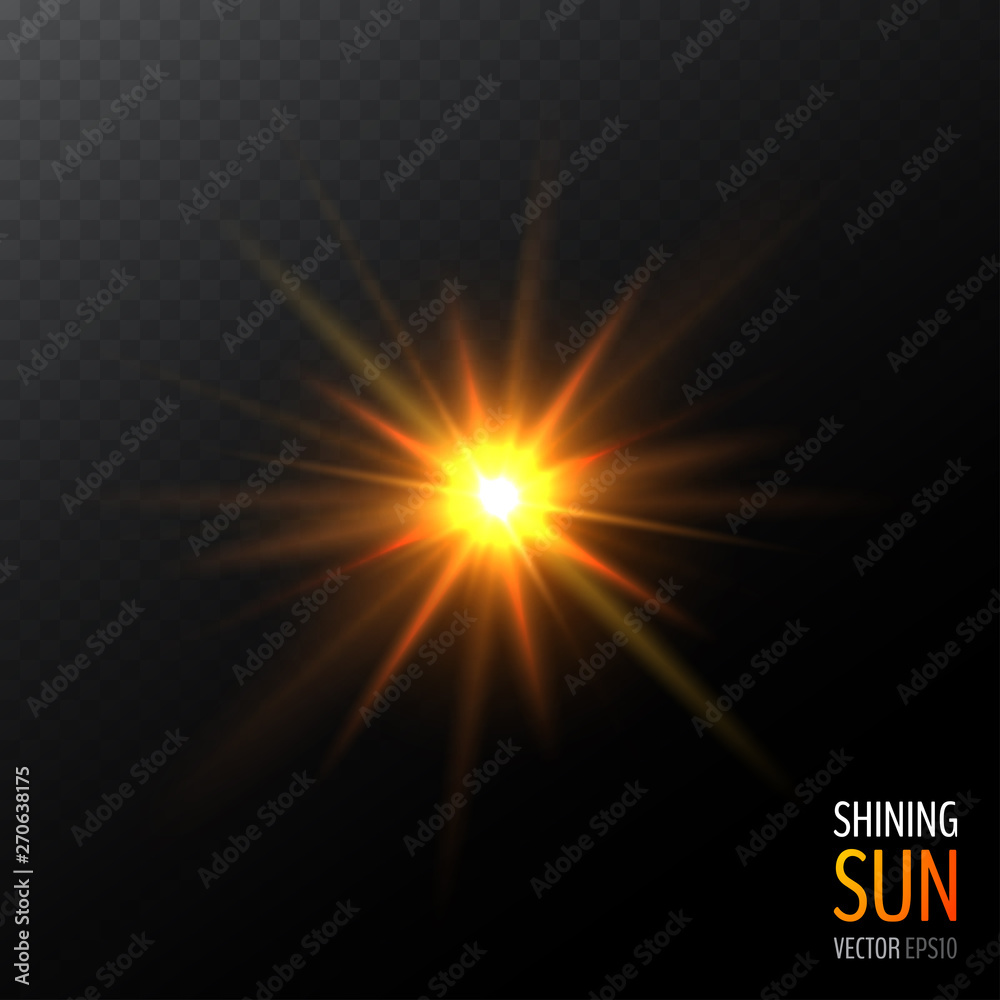 Shining bright yellow abstract star Shining bright yellow abstract star