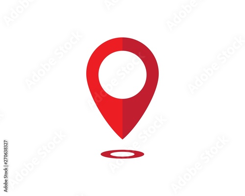 Location point Logo vector illustration