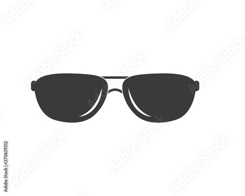 sunglasses logo icon vector illustration design