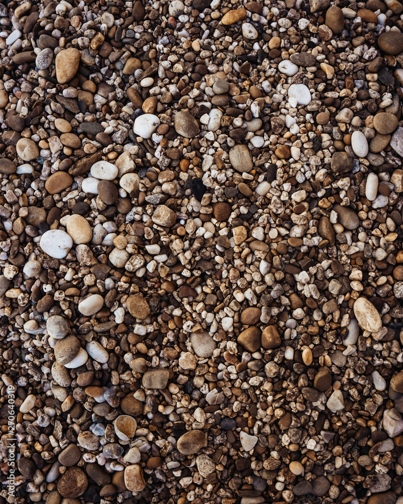 Naklejka premium Gravel construction rooftop