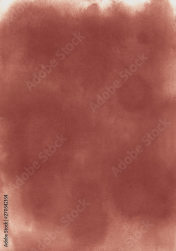 brown watercolor background for illustrations, design, layouts, space for text.