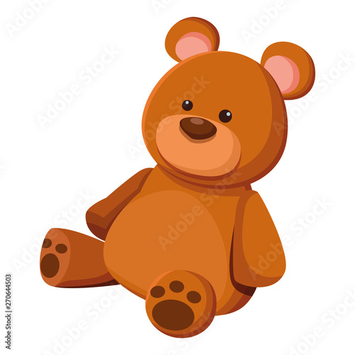 teddy bear toy icon cartoon © Jemastock