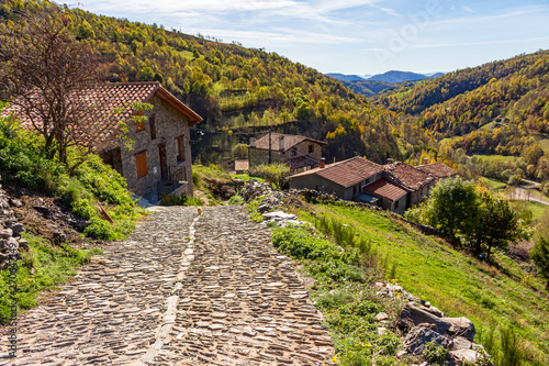 Panoramic of the town of Espinavell photo