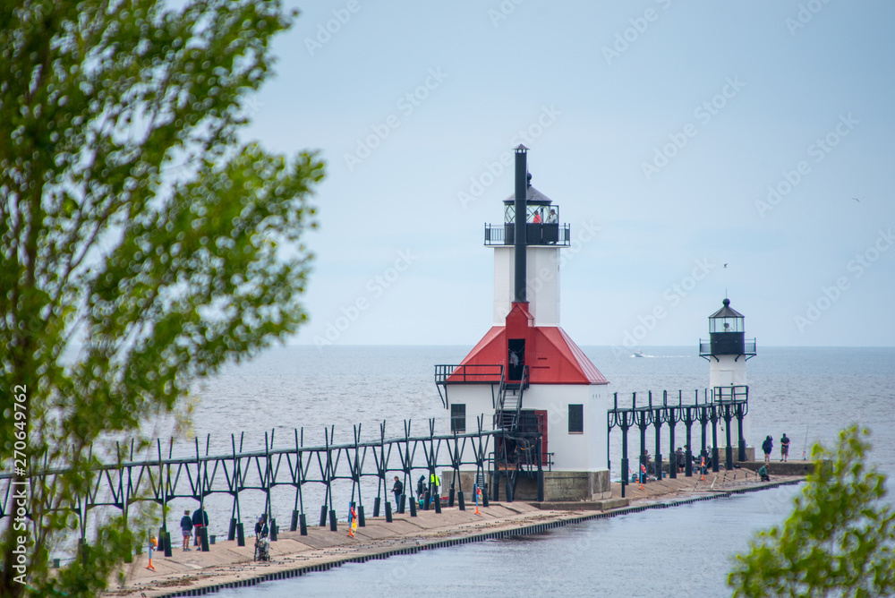 light house of lake Michigan 