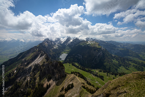 Panoramablick auf Alpsteingebirge