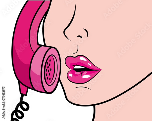 face profile using the telephone