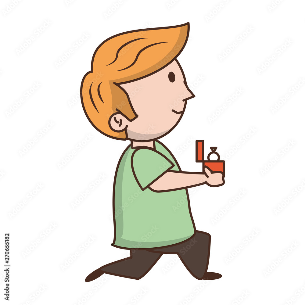 Cute boy cartoon isolated Cute boy cartoon isolated