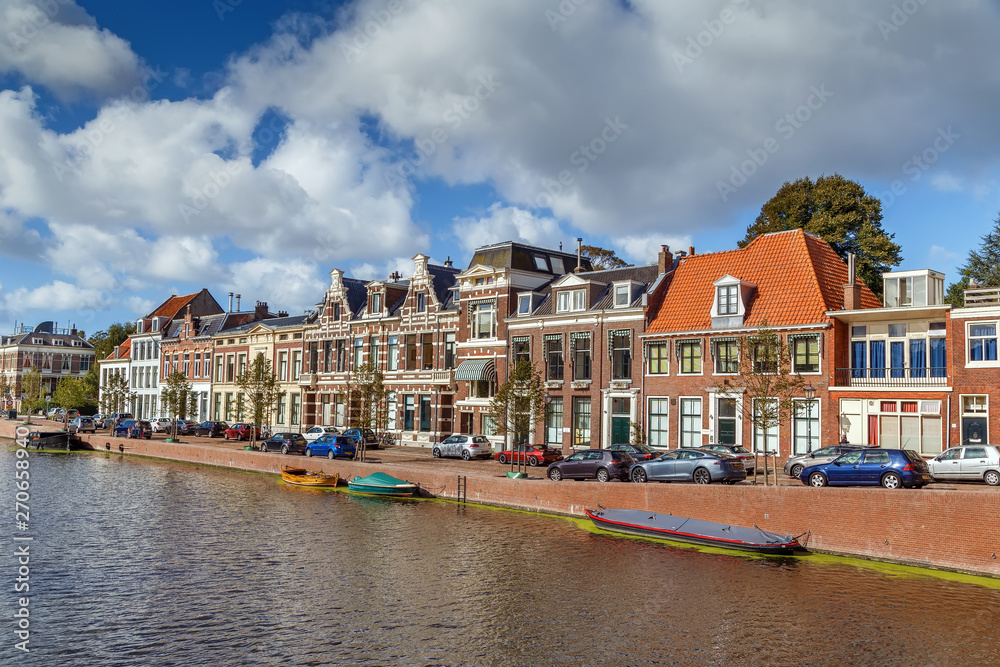 Embankment in Haarlem, Nitherlands