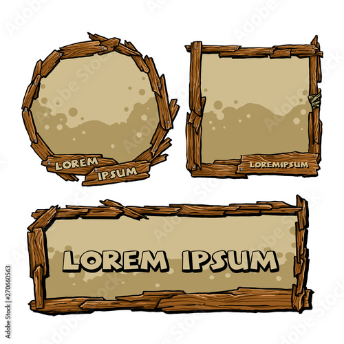 wooden frame