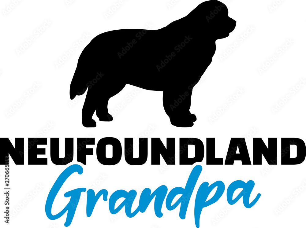 Newfoundland Grandpa with silhouette