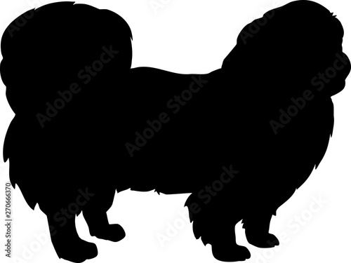 Pekingese silhouette
