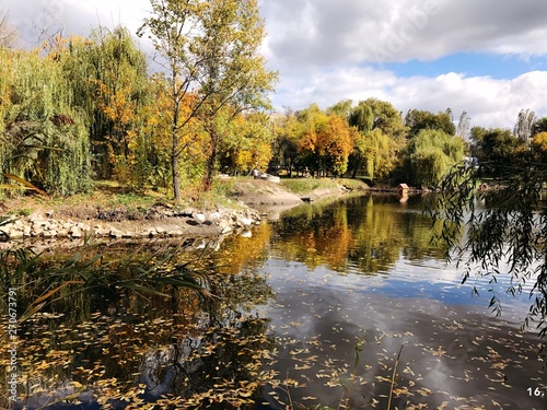 river in autumn