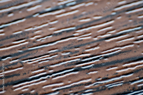 Old Wood Background. Dark brown wooden planks for background. Top view.