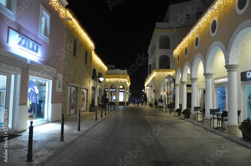 The beautiful Christmas Night Limassol Marina in Cyprus
