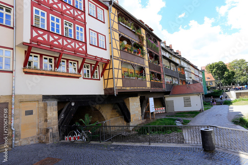 Erfurt, Kraemer Bridge, Germany, Europe photo