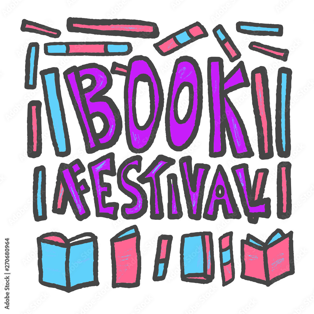 Book concept. Vector illustration in doodle style. Book concept. Vector illustration in doodle style.