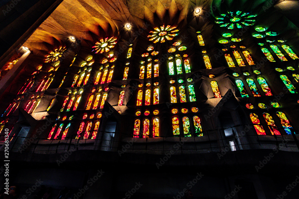 Obraz premium stained glass window