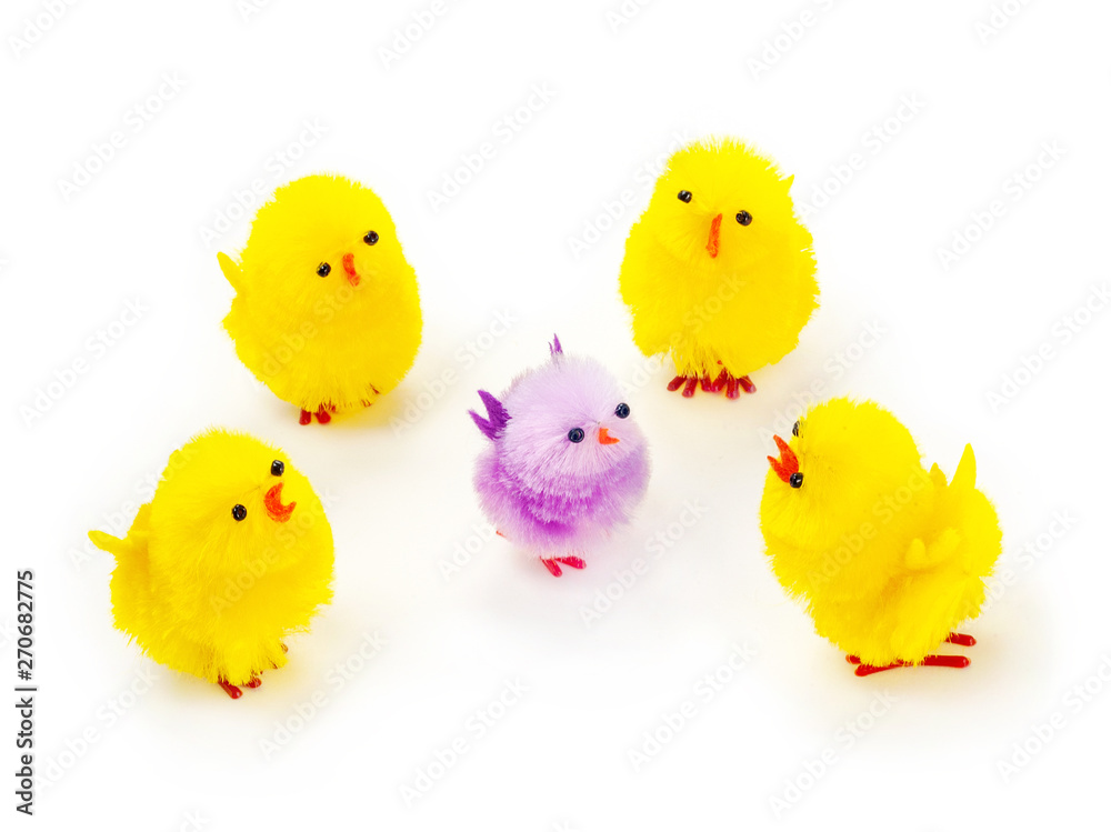 Easter chicks diversity