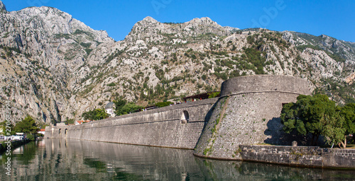 Fortress walls in Kotor, Montenegro