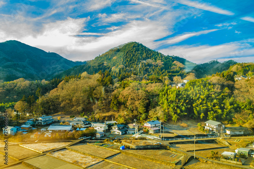 Mountains Landscape Scene, Japan photo