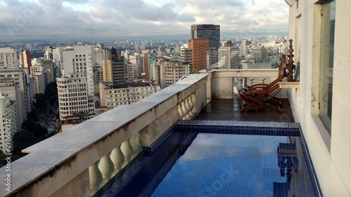 Sao Thomas building rooftop wading pool