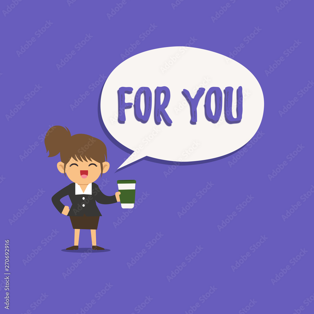 Text sign showing For You. Conceptual photo Gift specially made special deliver Card greeting Thankfulness. Text sign showing For You. Conceptual photo Gift specially made special deliver Card greeting Thankfulness.