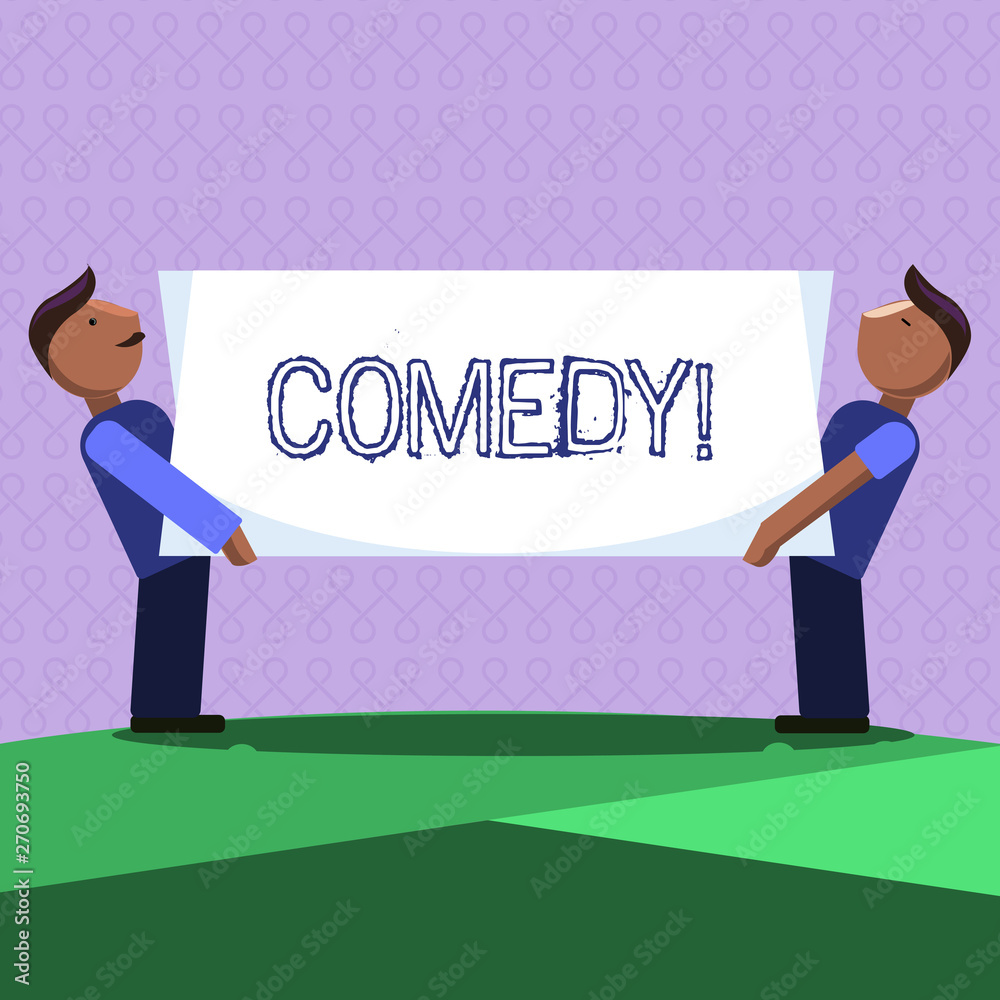 Word writing text Comedy. Business concept for Professional entertainment Jokes Sketches Make audience laugh Humour. Word writing text Comedy. Business concept for Professional entertainment Jokes Sketches Make audience laugh Humour.