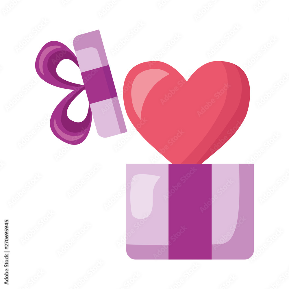 gift box heart
