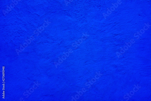 Blue Wall Abstract Background Mexican Building Oaxaca Mexico