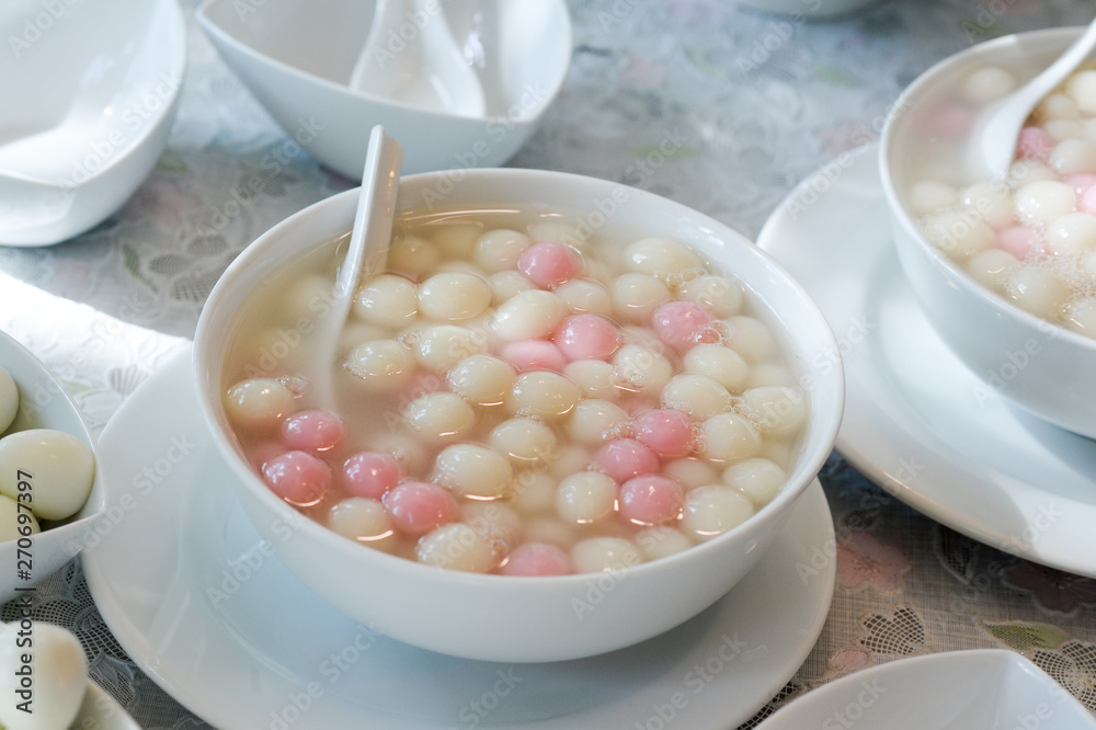 Rainbow Thai Glutinous Rice Balls Rainbow Thai Glutinous Rice Balls