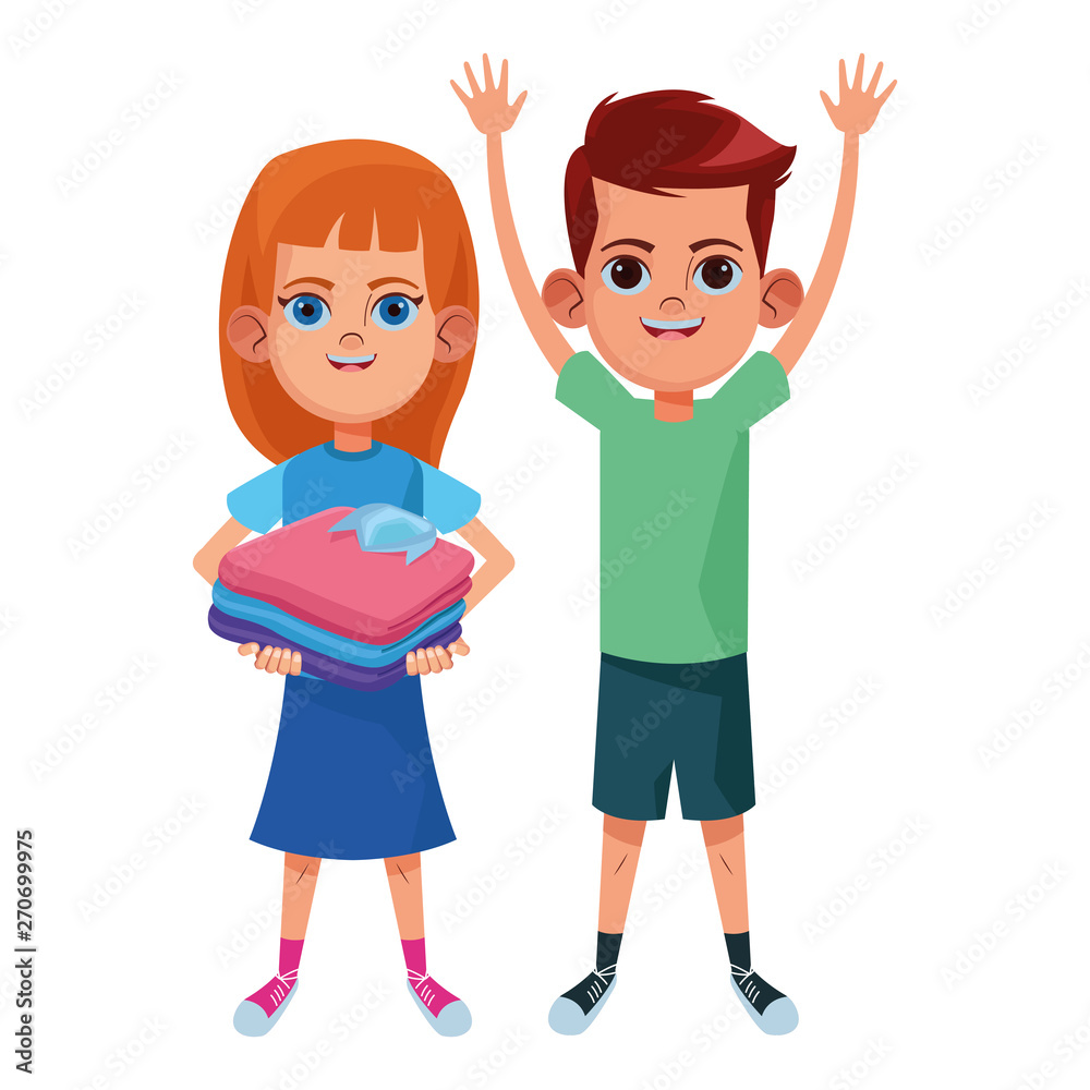 young kids avatar carton character young kids avatar carton character