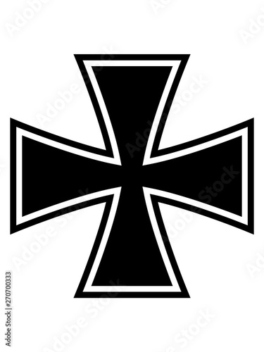 logo eisernes kreuz deutschland deutsch german militär armee soldat kämpfen cool design photo