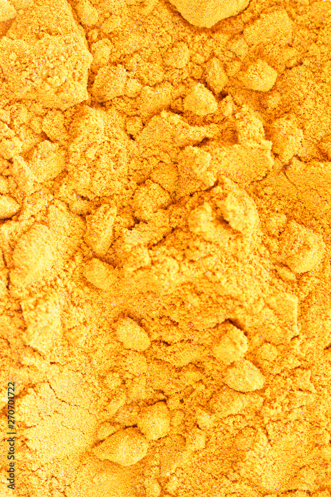 Turmeric powder used in cooking for flavouring. Turmeric powder used in cooking for flavouring.