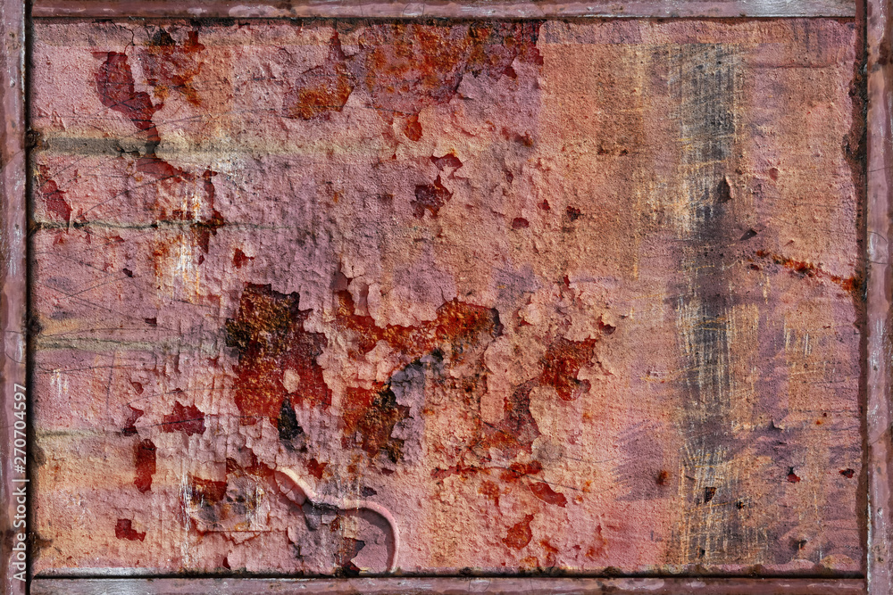 Abstract texture of rusty metal