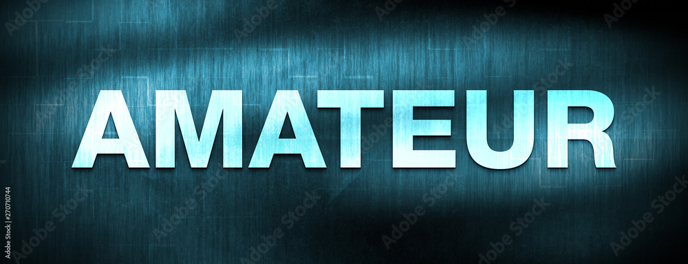 Amateur abstract blue banner background Amateur abstract blue banner background