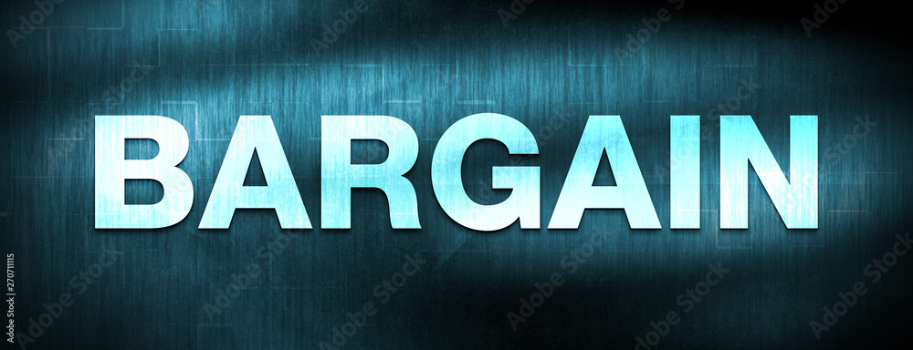 Bargain abstract blue banner background Bargain abstract blue banner background