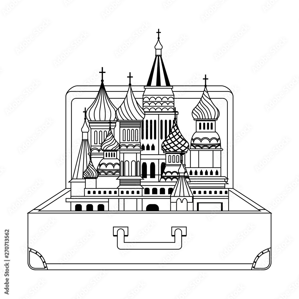 Saint Basil s Cathedral design vector illustration