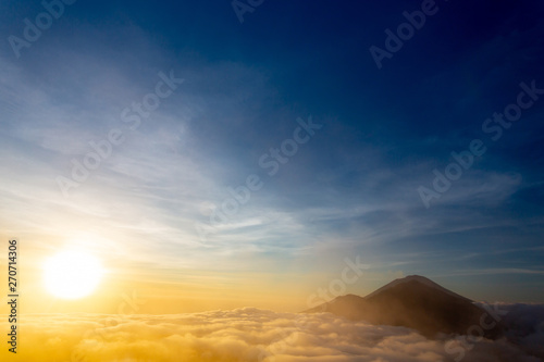 Mount Batur sunrise view  Bali