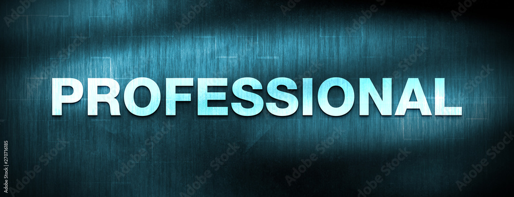 Professional abstract blue banner background