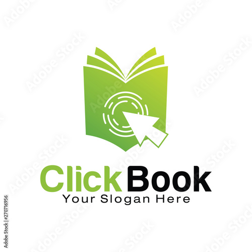 Click Book logo design template