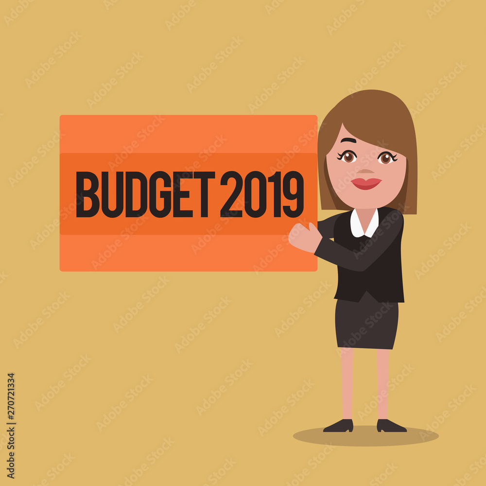Text sign showing Budget 2019. Conceptual photo New year estimate of incomes and expenses Financial Plan. Text sign showing Budget 2019. Conceptual photo New year estimate of incomes and expenses Financial Plan.