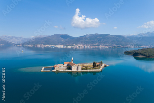 Island in Tivat bay Gospa od Milosti photo