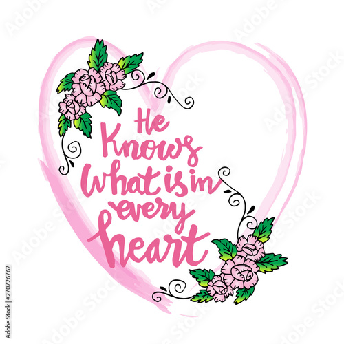 He knows what is in every heart. Islamic quran quotes.