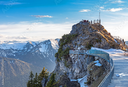 Aussichtsplattform auf dem Gipfel des Wendelstein