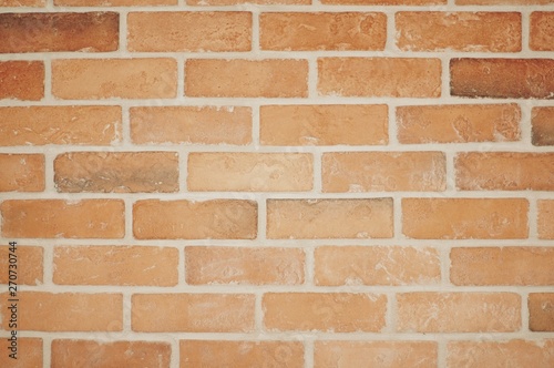 Nice red Brickwork masonry pattern brick wall for textured backgrounds
